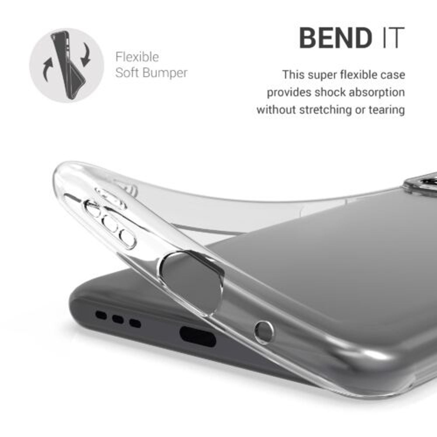 Husa pentru Xiaomi Redmi Note 10 5G, Silicon, Transparent, 54951.03 fotografia produsului View 5 L