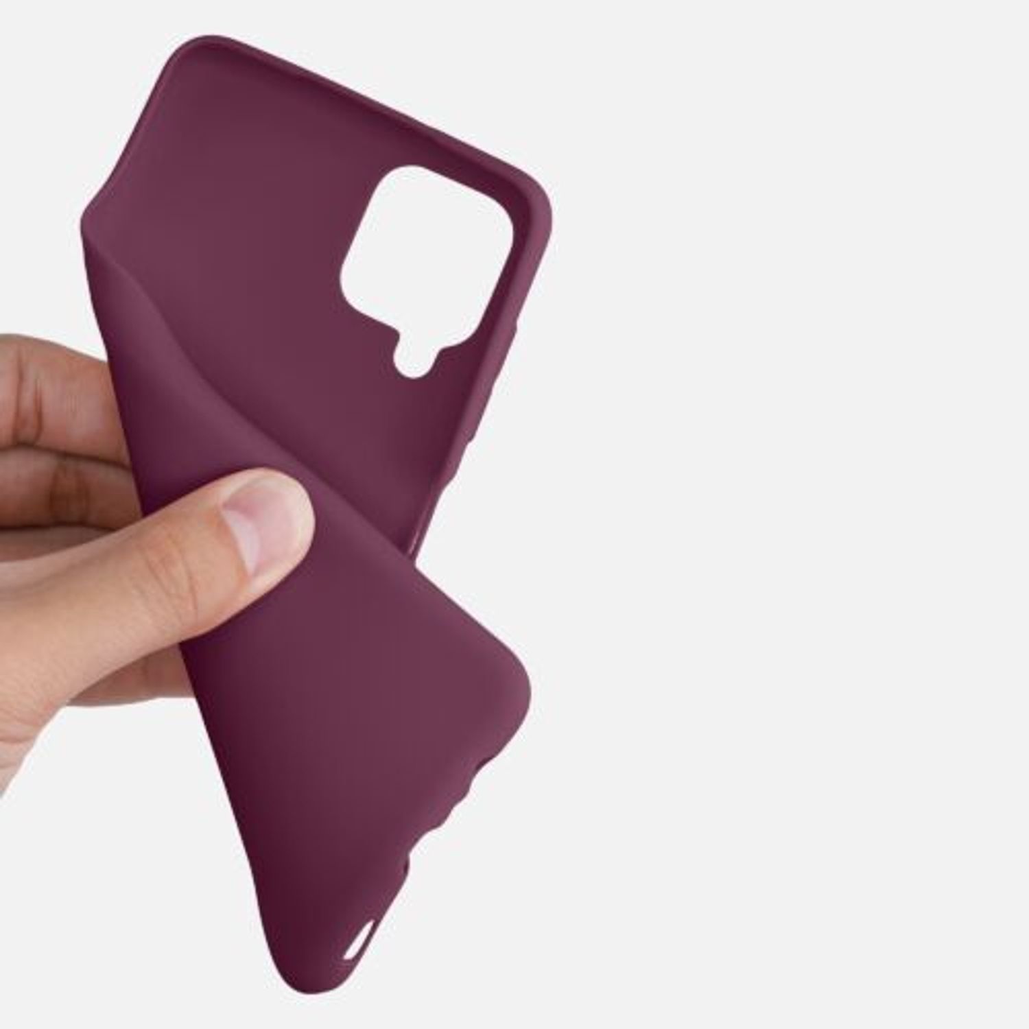 Husa pentru Samsung Galaxy M12, Silicon, Violet, 55077.187 fotografia produsului View 8 L