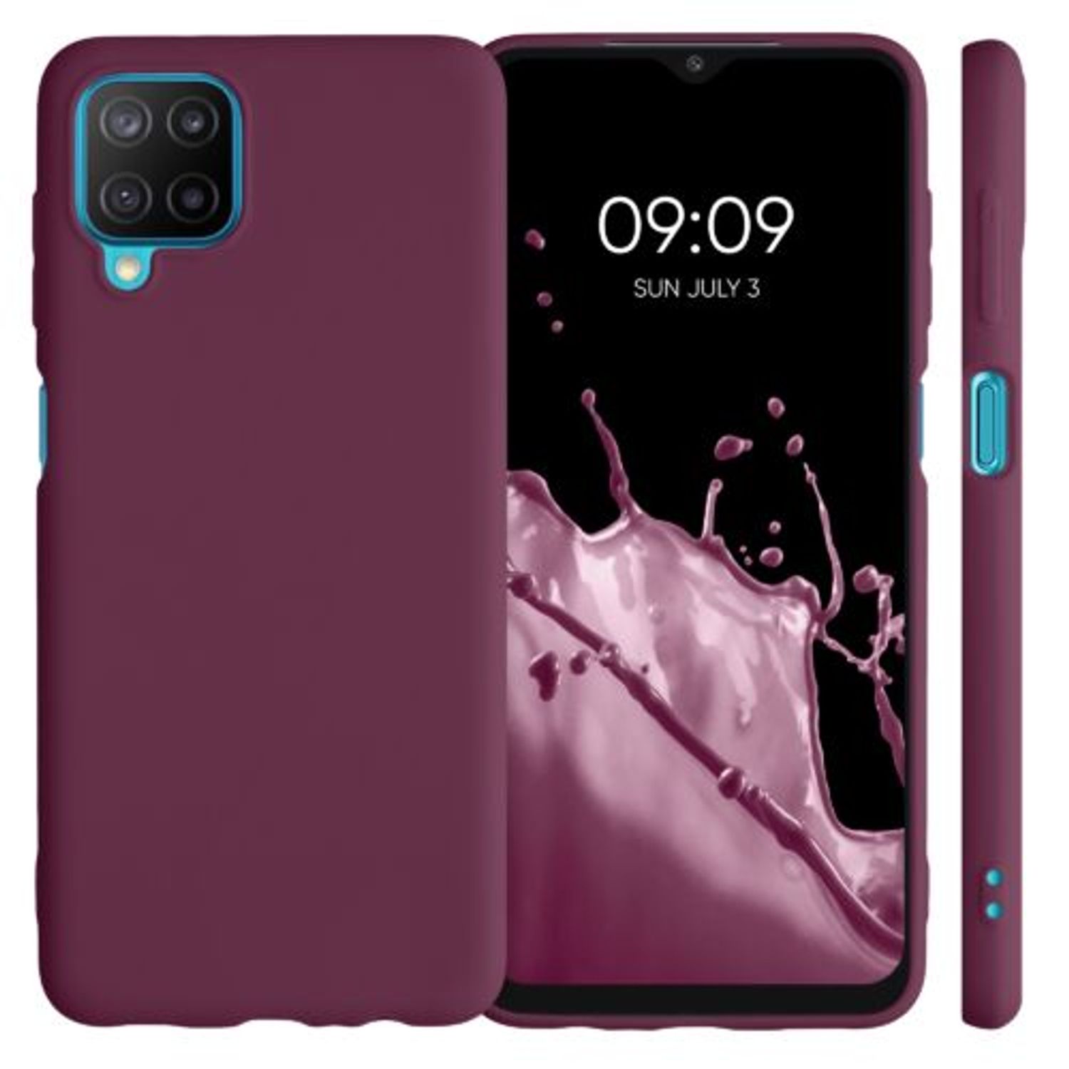 Husa pentru Samsung Galaxy M12, Silicon, Violet, 55077.187 fotografia produsului View 2 L