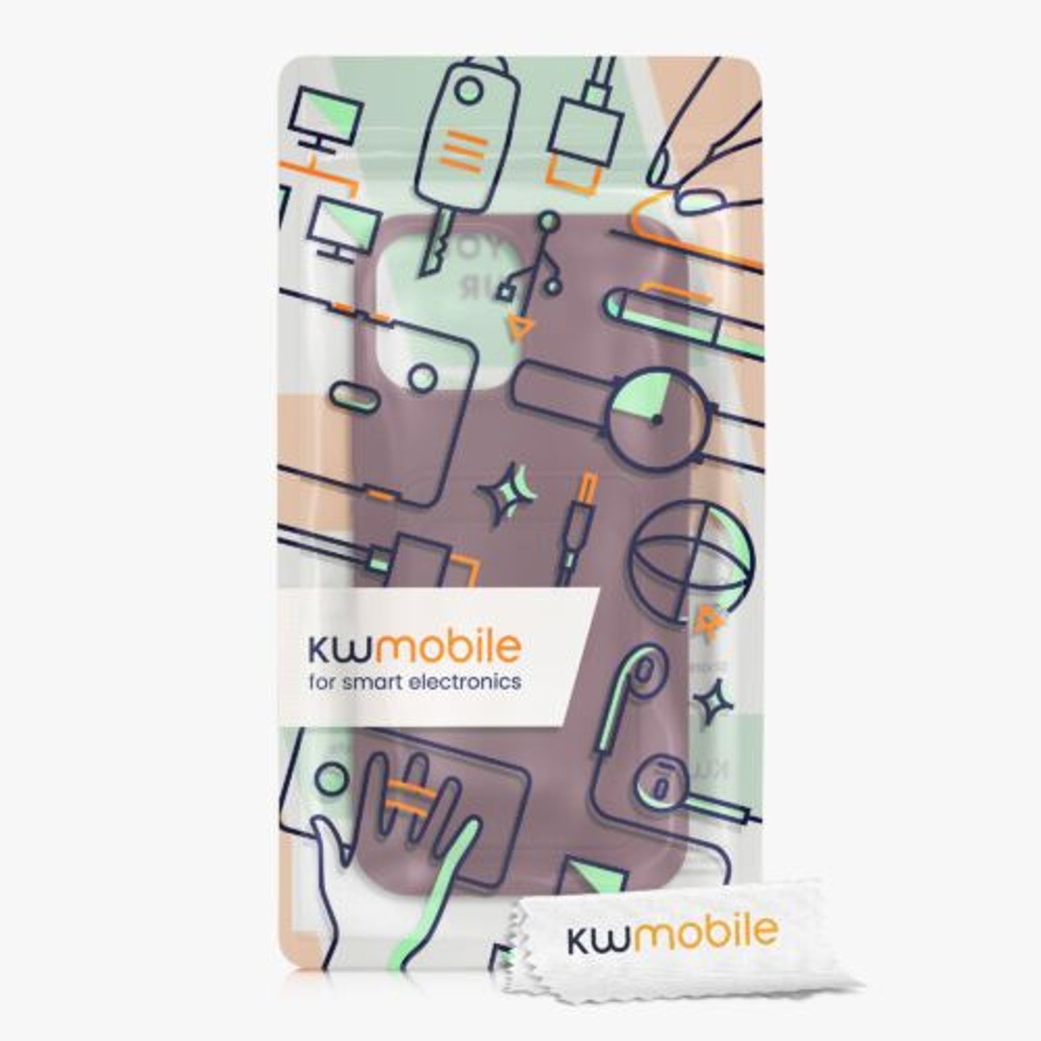 Husa pentru Apple iPhone 13 Pro Max, Silicon, Violet, 55982.190, Kwmobile fotografia produsului View 8 L