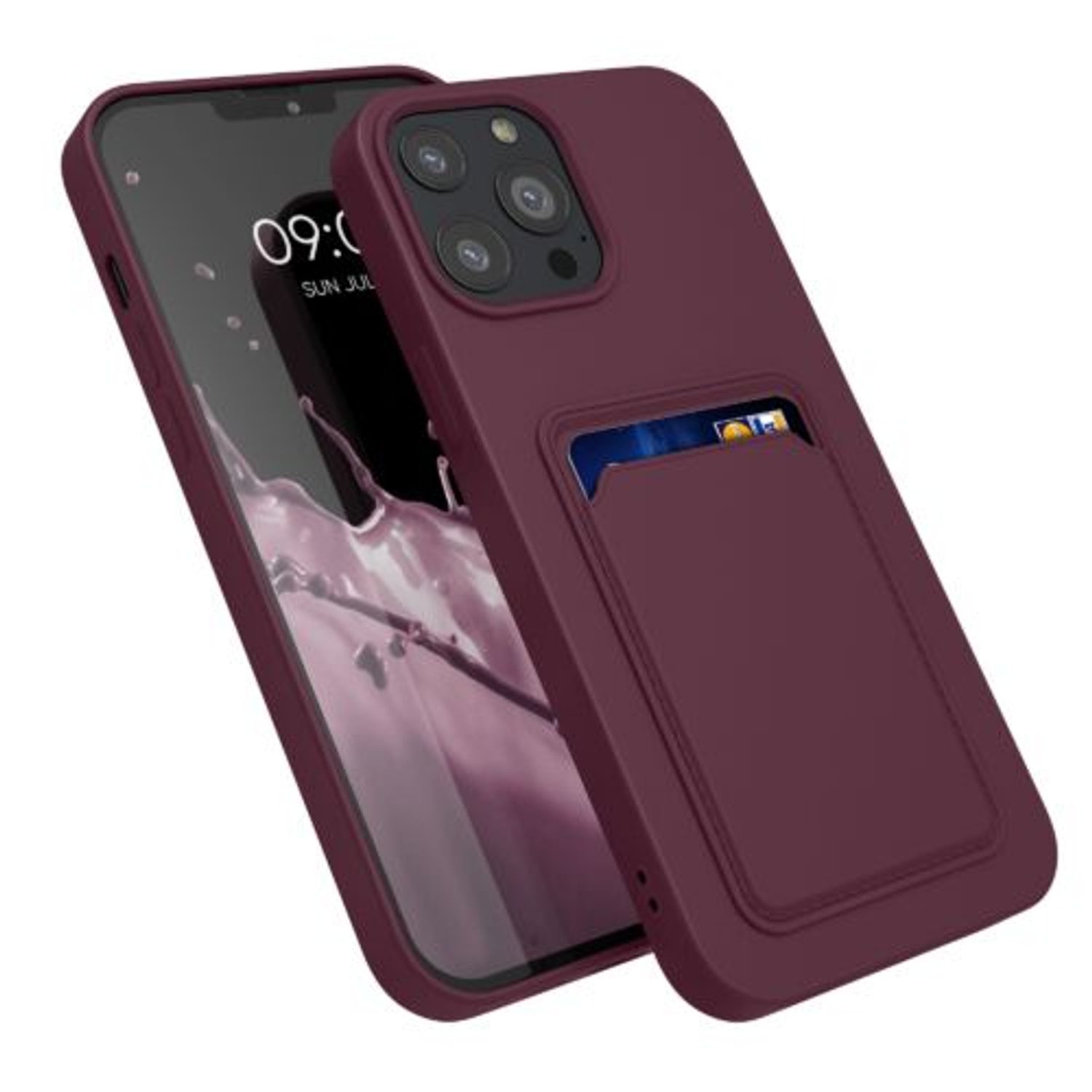 Husa pentru Apple iPhone 13 Pro Max, Silicon, Violet, 55982.190, Kwmobile fotografia produsului
