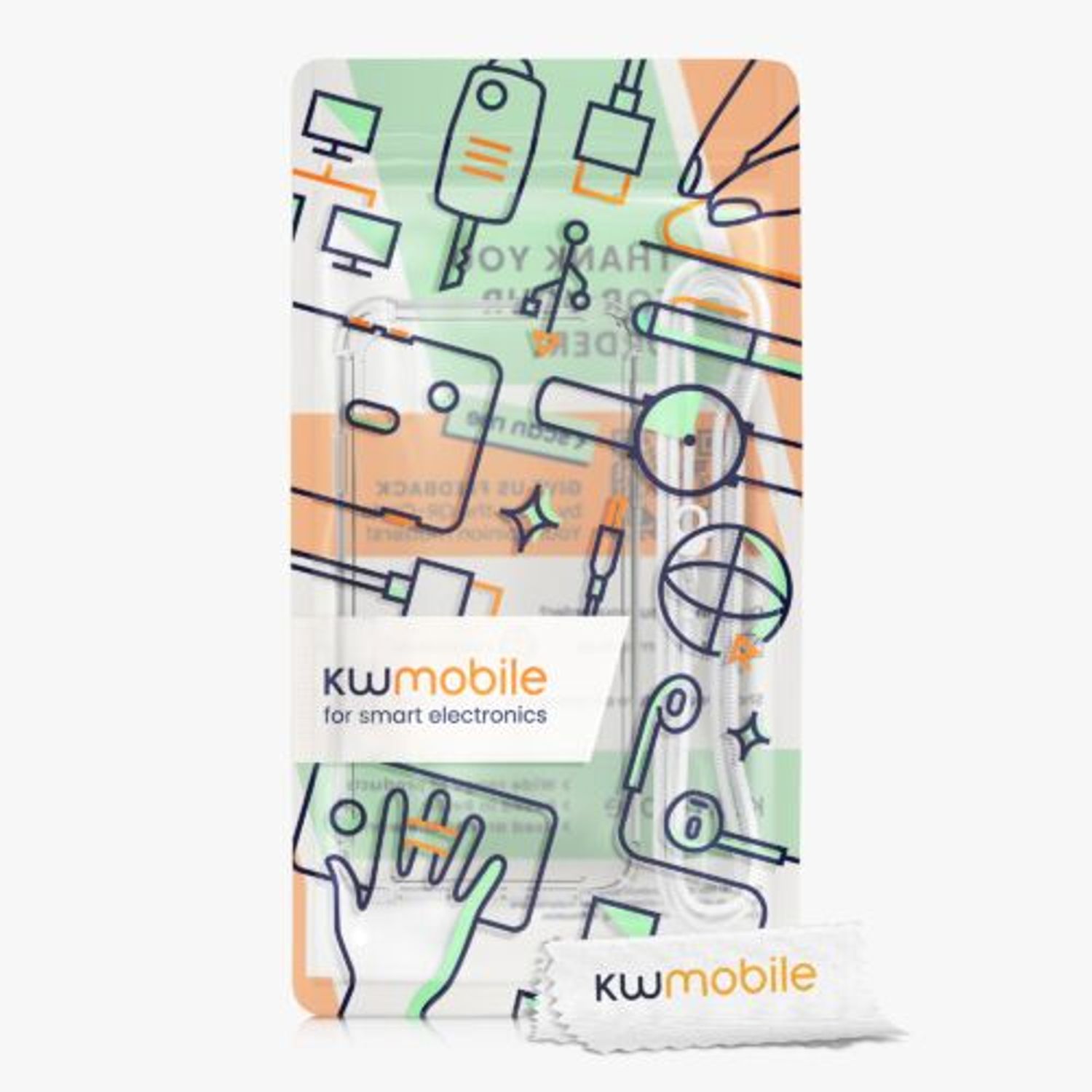 Husa pentru Apple iPhone XR, Silicon, Transparent, 48672.02, Kwmobile fotografia produsului View 7 L