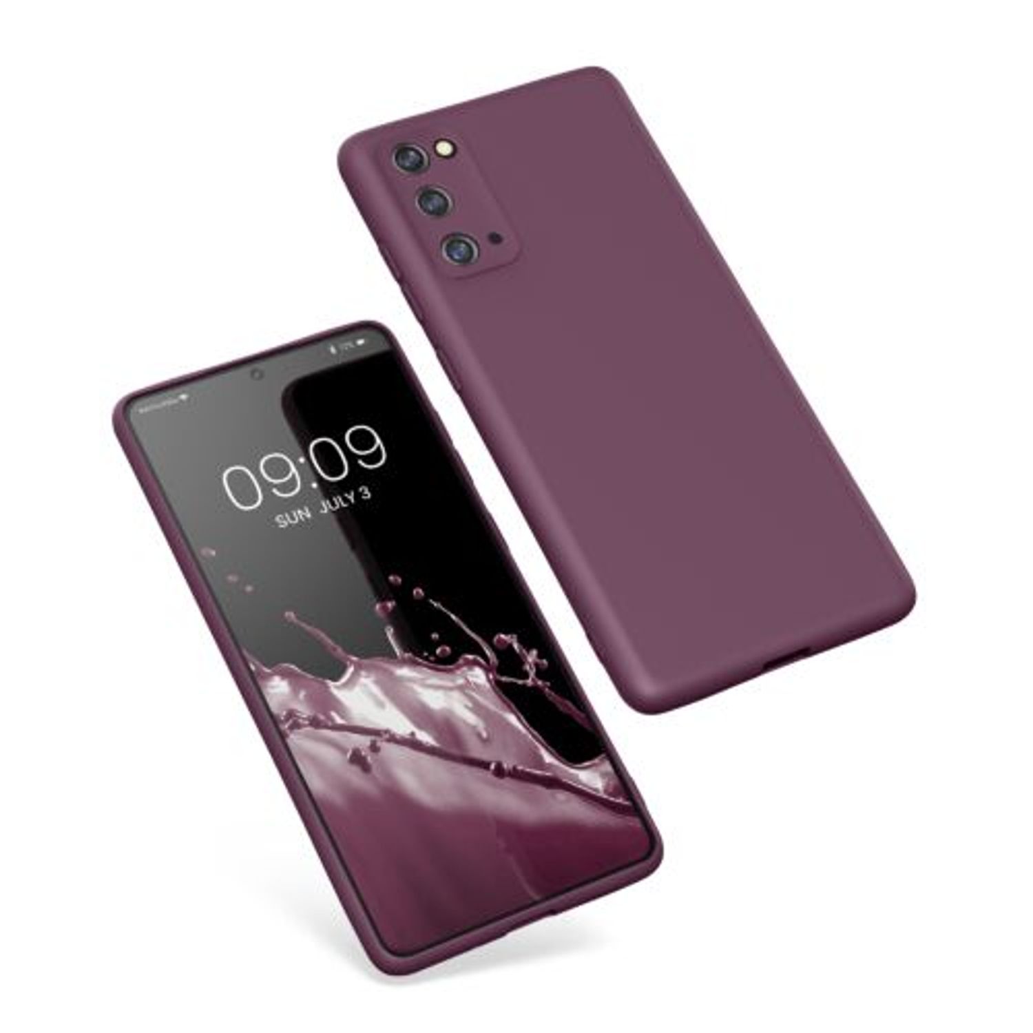 Husa Kwmobile pentru Samsung Galaxy S20 FE, Silicon, Violet, 56682.187 fotografia produsului
