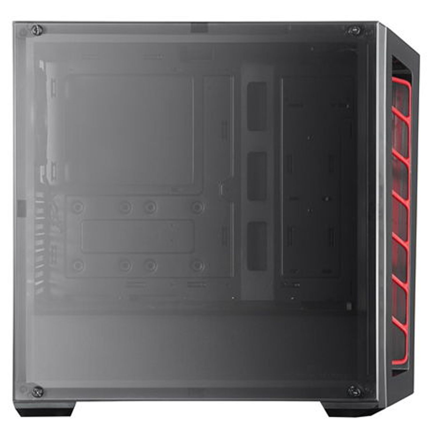 Carcasa Cooler Master Masterbox MB520 Red Black Window Carcasa CoolerMaster MasterBox MB520, MidTower (Negru/Rosu) fotografia produsului View 2 L