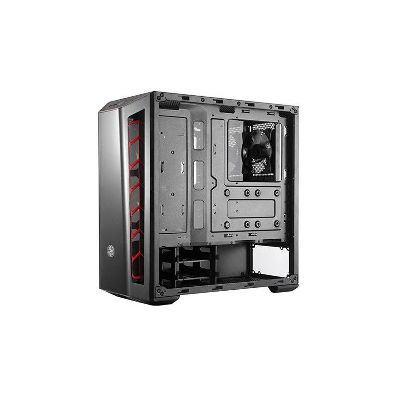 Carcasa Cooler Master Masterbox MB520 Red Black Window Carcasa CoolerMaster MasterBox MB520, MidTower (Negru/Rosu) fotografia produsului View 8 L