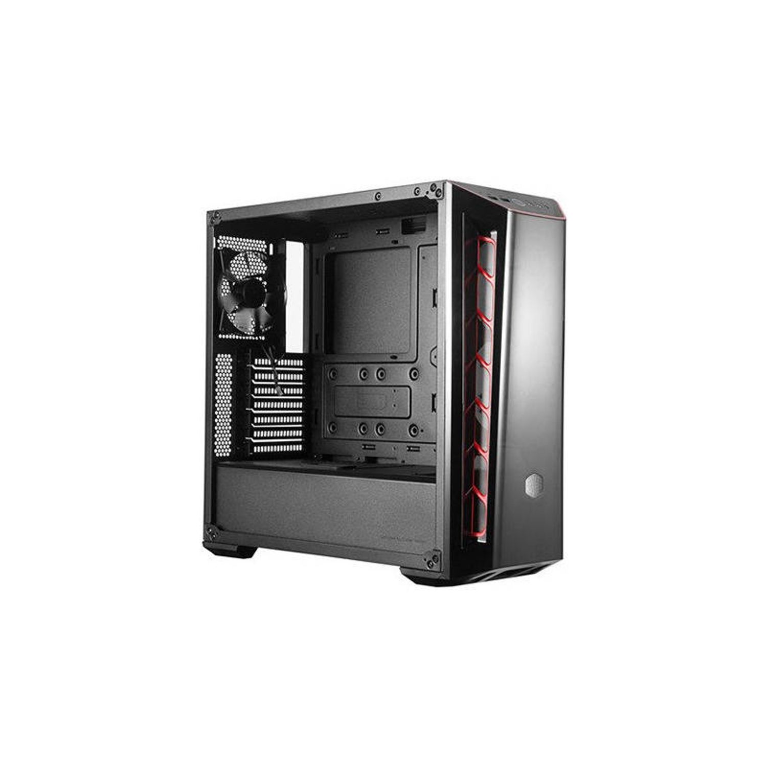 Carcasa Cooler Master Masterbox MB520 Red Black Window Carcasa CoolerMaster MasterBox MB520, MidTower (Negru/Rosu) fotografia produsului View 9 L
