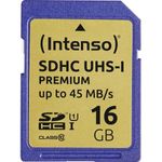 Intenso SD Card UHS-I 16GB SDHC fotografia produsului View 2 S
