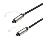 Cablu audio optic Serioux Premium, Toslink, 1.5m, negru fotografia produsului View 3 S