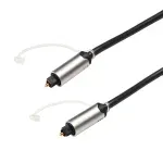 Cablu audio optic Serioux Premium, Toslink, 1.5m, negru fotografia produsului