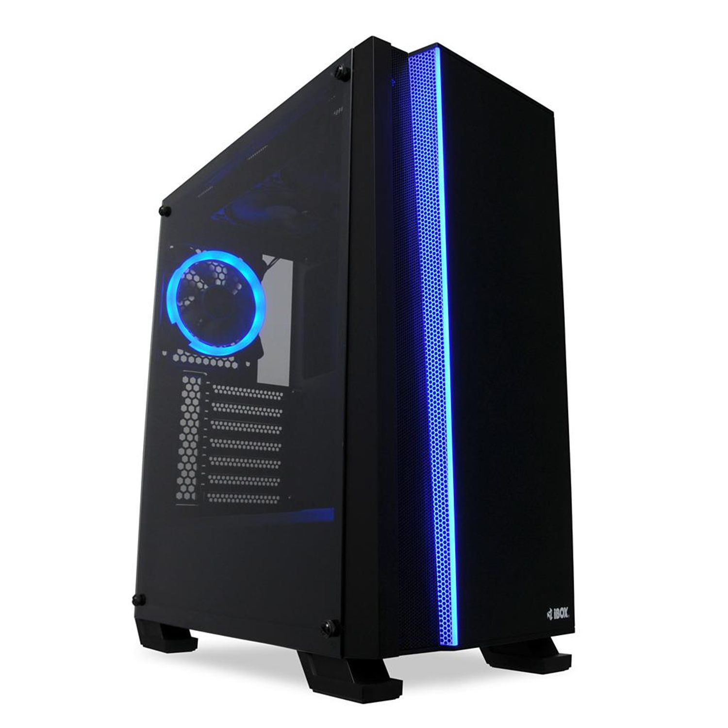 Carcasa PC I-BOX WIZARD 4 GAMING Carcasa I-BOX WIZARD 4, MidTower (Negru) fotografia produsului View 4 L