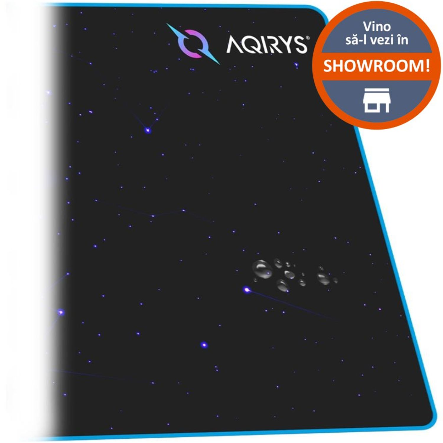 Mousepad AQIRYS Parsec Medium (MD) Mouse pad AQIRYS Parsec Medium (Negru) fotografia produsului View 2 L