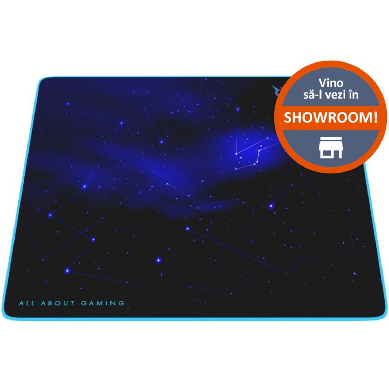 Mousepad AQIRYS Parsec Medium (MD) Mouse pad AQIRYS Parsec Medium (Negru) fotografia produsului View 5 L