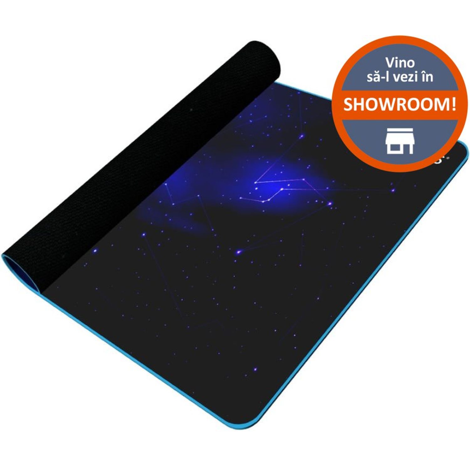 Mousepad AQIRYS Parsec Medium (MD) Mouse pad AQIRYS Parsec Medium (Negru) fotografia produsului View 6 L