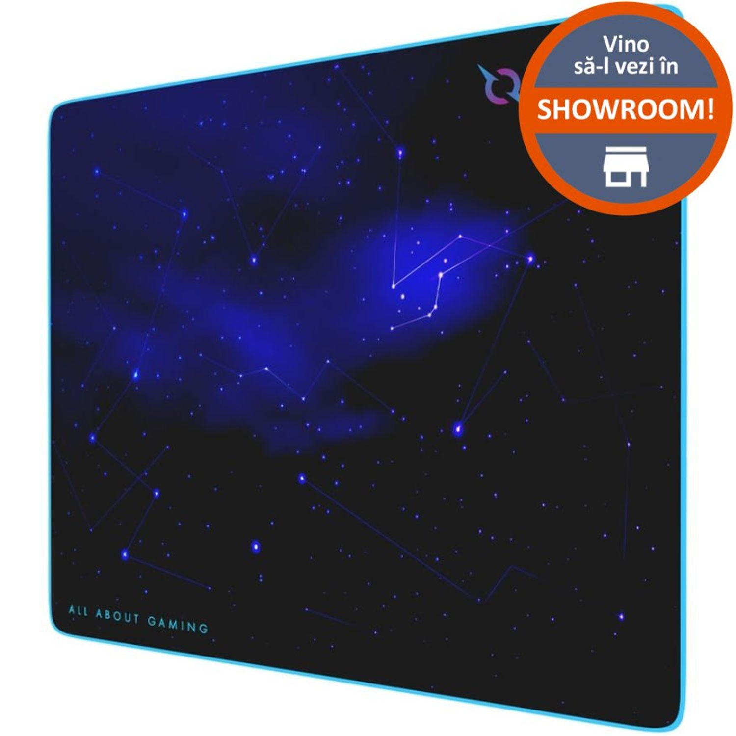 Mousepad AQIRYS Parsec Medium (MD) Mouse pad AQIRYS Parsec Medium (Negru) fotografia produsului View 3 L