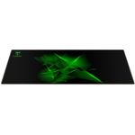 Mousepad Gaming T-Dagger Geometry L, Negru Mousepad T-DAGGER Geometry, L (Negru/Verde) fotografia produsului View 2 S