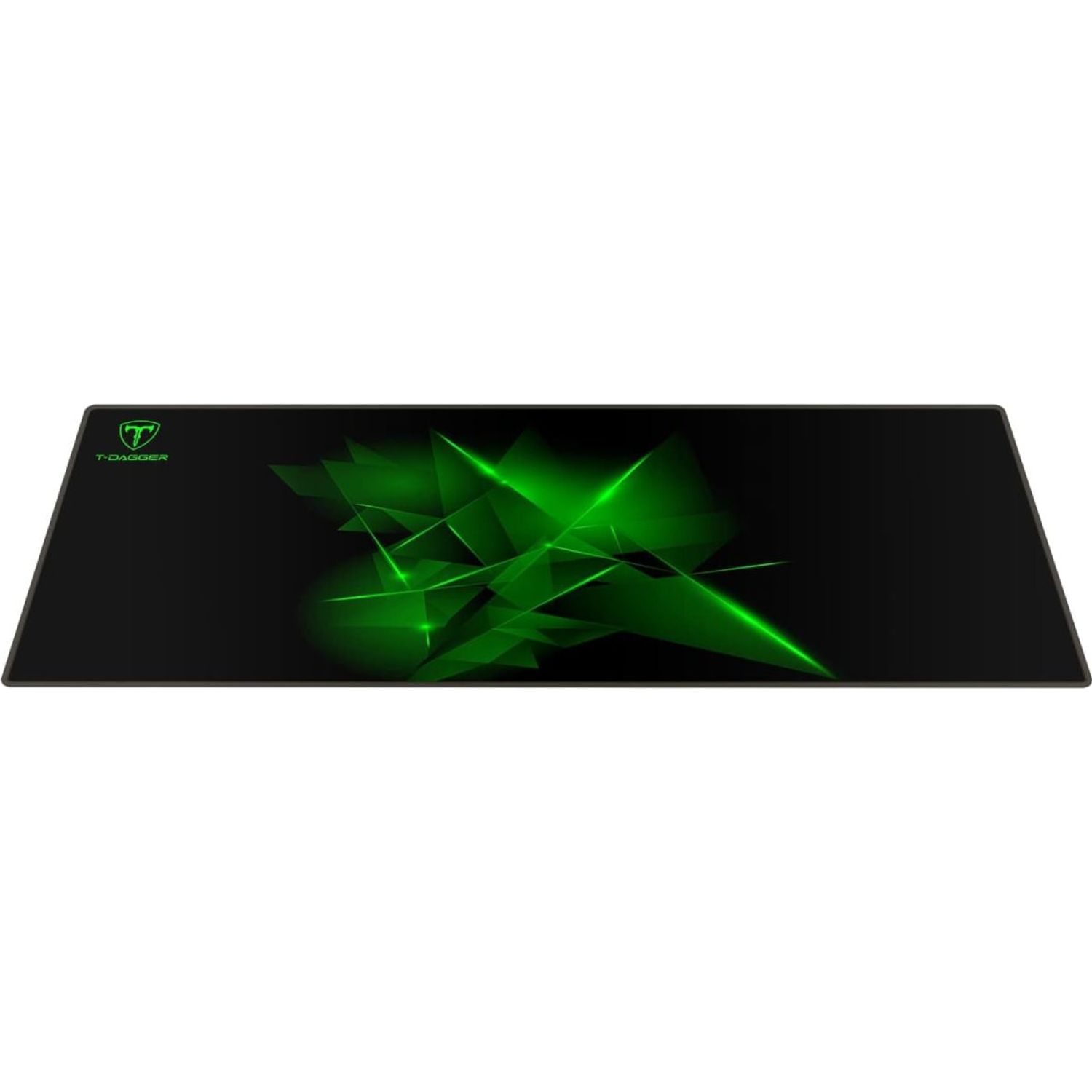 Mousepad Gaming T-Dagger Geometry L, Negru Mousepad T-DAGGER Geometry, L (Negru/Verde) fotografia produsului View 4 L