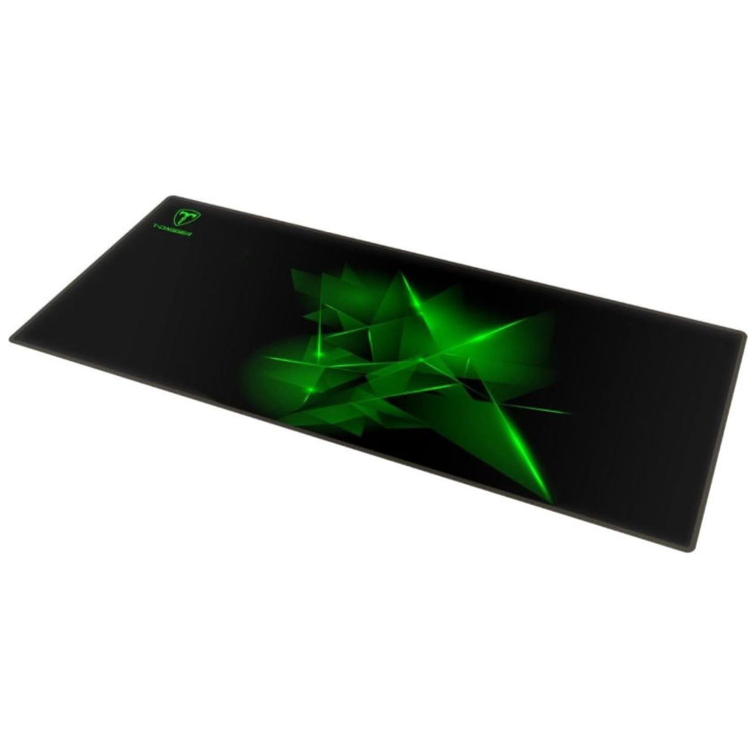 Mousepad Gaming T-Dagger Geometry L, Negru Mousepad T-DAGGER Geometry, L (Negru/Verde) fotografia produsului View 3 L