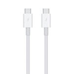 Apple Thunderbolt 3 (USB-C) Cable (0.8m) Cablu de date Apple Thunderbolt 3 mq4h2zm, USB Type-C - USB Type-C, 0.8m (Alb) fotografia produsului View 3 S