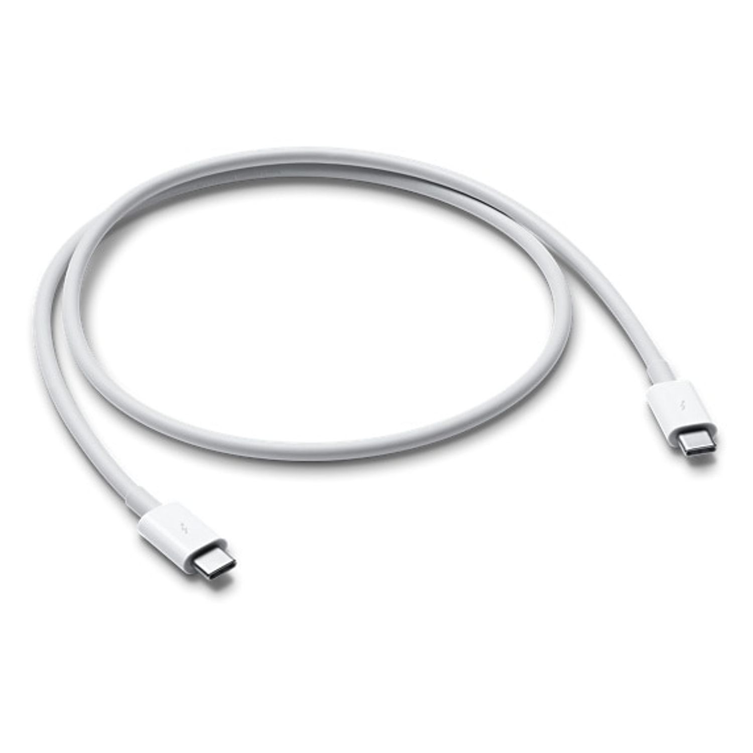 Apple Thunderbolt 3 (USB-C) Cable (0.8m) Cablu de date Apple Thunderbolt 3 mq4h2zm, USB Type-C - USB Type-C, 0.8m (Alb) fotografia produsului View 4 L