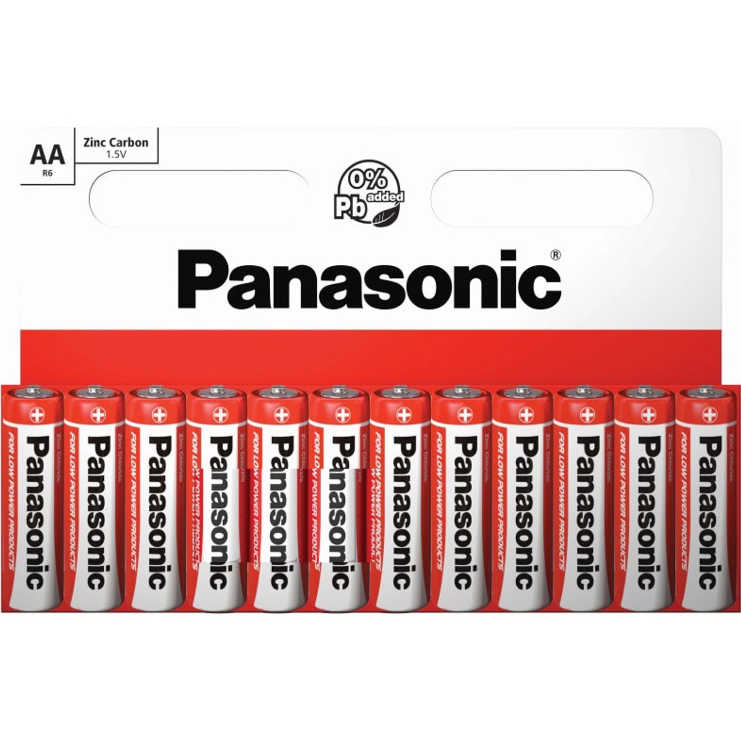 Baterii Panasonic Zinc Carbon AA, 12 Buc fotografia produsului View 2 L
