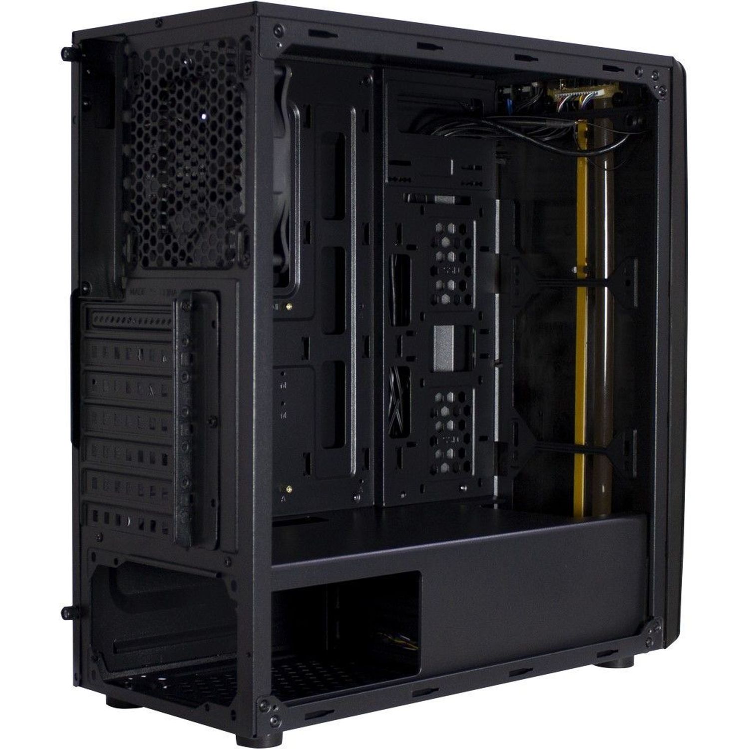 Carcasa Inter-Tech Thunder, Middle Tower, ATX, fara sursa, Black Carcasa Inter-Tech Thunder, Mid Tower (Negru) fotografia produsului View 11 L