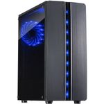 Carcasa Inter-Tech Thunder, Middle Tower, ATX, fara sursa, Black Carcasa Inter-Tech Thunder, Mid Tower (Negru) fotografia produsului View 7 S
