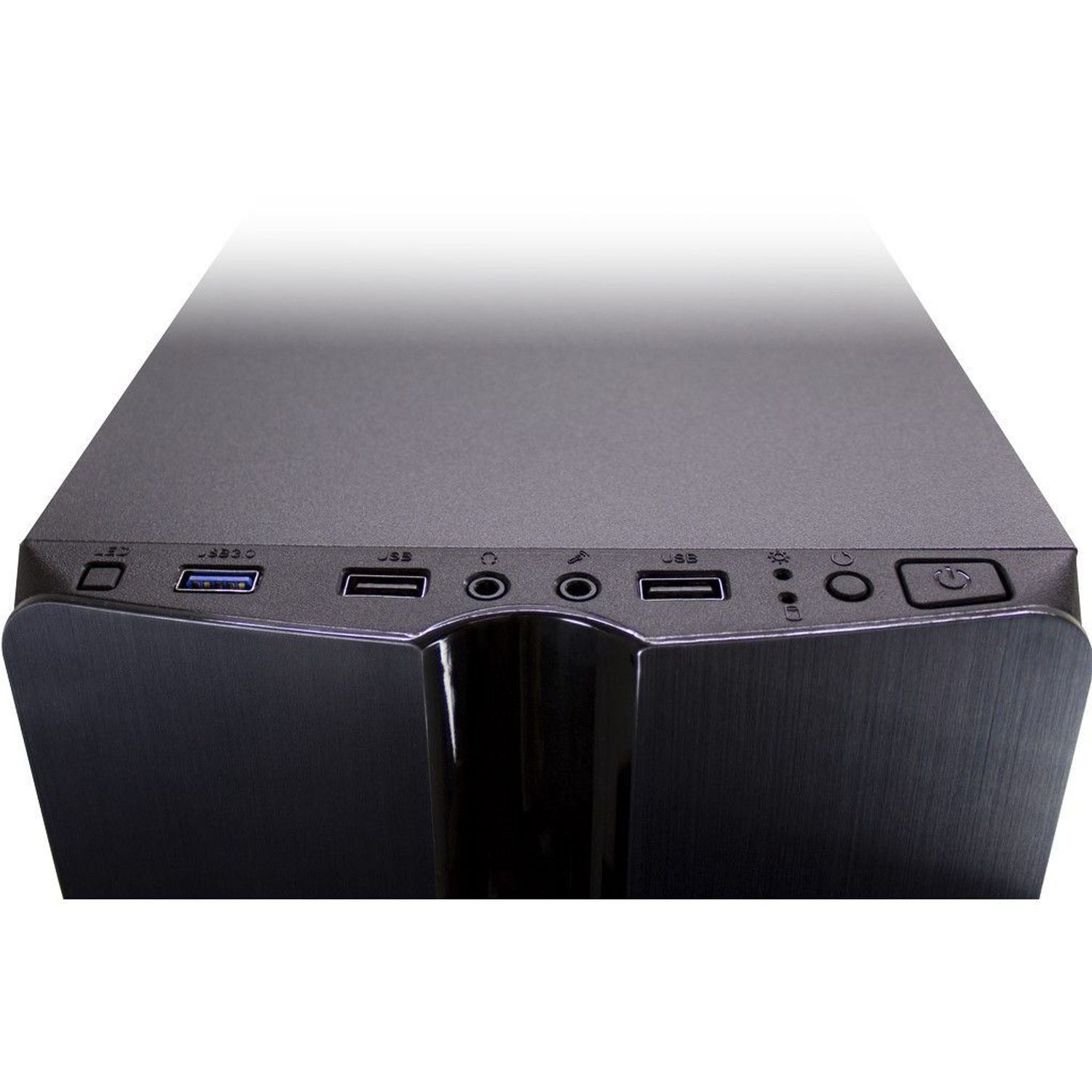 Carcasa Inter-Tech Thunder, Middle Tower, ATX, fara sursa, Black Carcasa Inter-Tech Thunder, Mid Tower (Negru) fotografia produsului View 10 L