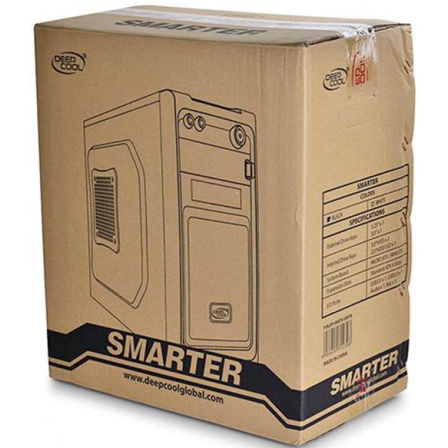 Carcasa DeepCool Smarter, Mini Tower, ATX, Negru Carcasa Deepcool SMARTER fotografia produsului View 10 L
