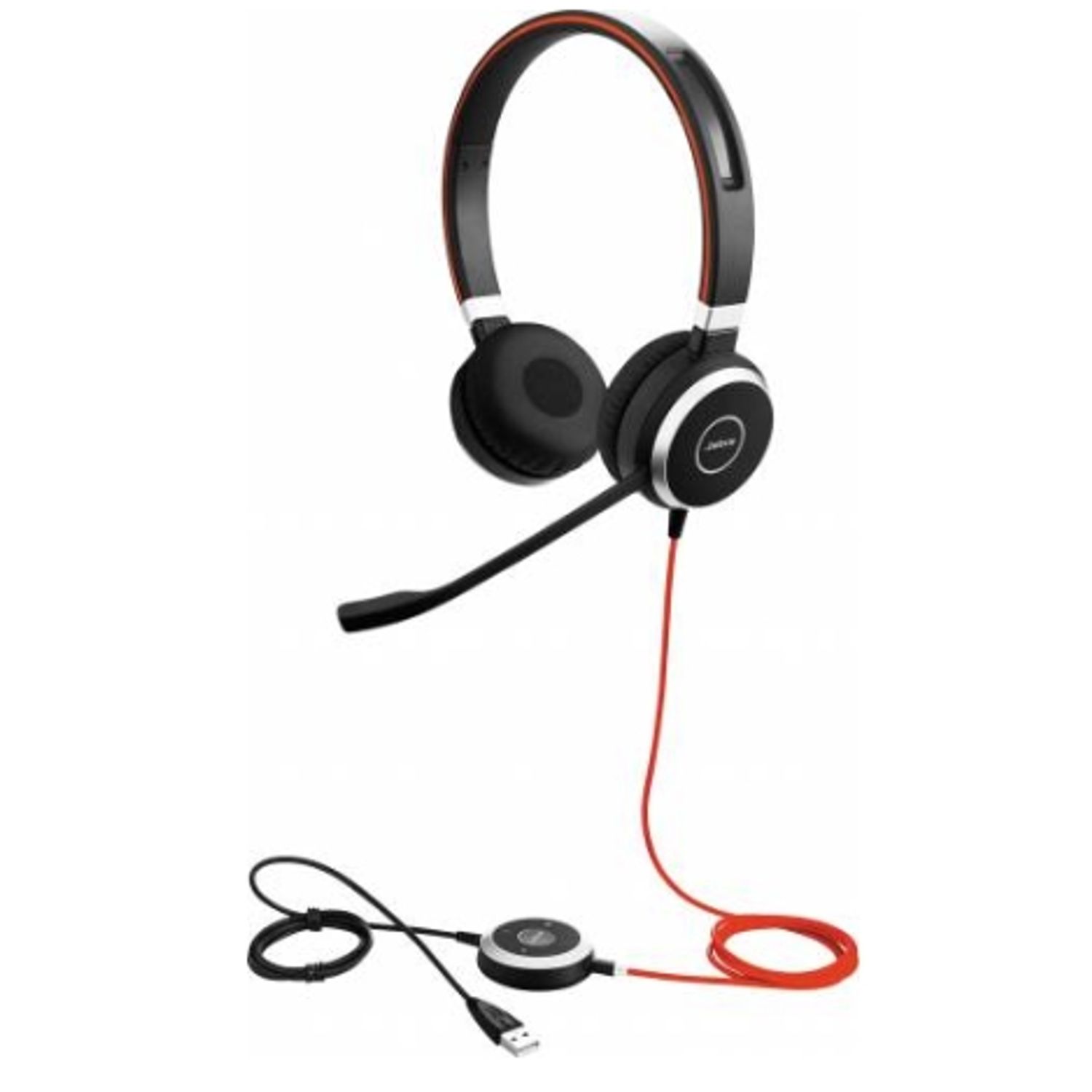 Casca Jabra Evolve 40 MS Stereo, Negru Casti Stereo Jabra Evolve 40 MS, Microfon (Negru) fotografia produsului View 3 L