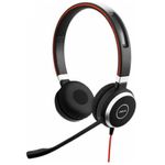 Casca Jabra Evolve 40 MS Stereo, Negru Casti Stereo Jabra Evolve 40 MS, Microfon (Negru) fotografia produsului