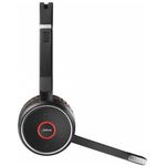 Casti Jabra Evolve 75 UC Stereo inclus Link 370, Negru Casti Stereo Jabra Evolve 75 UC, Bluetooth, Microfon (Negru) fotografia produsului View 2 S