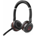 Casti Jabra Evolve 75 UC Stereo inclus Link 370, Negru Casti Stereo Jabra Evolve 75 UC, Bluetooth, Microfon (Negru) fotografia produsului