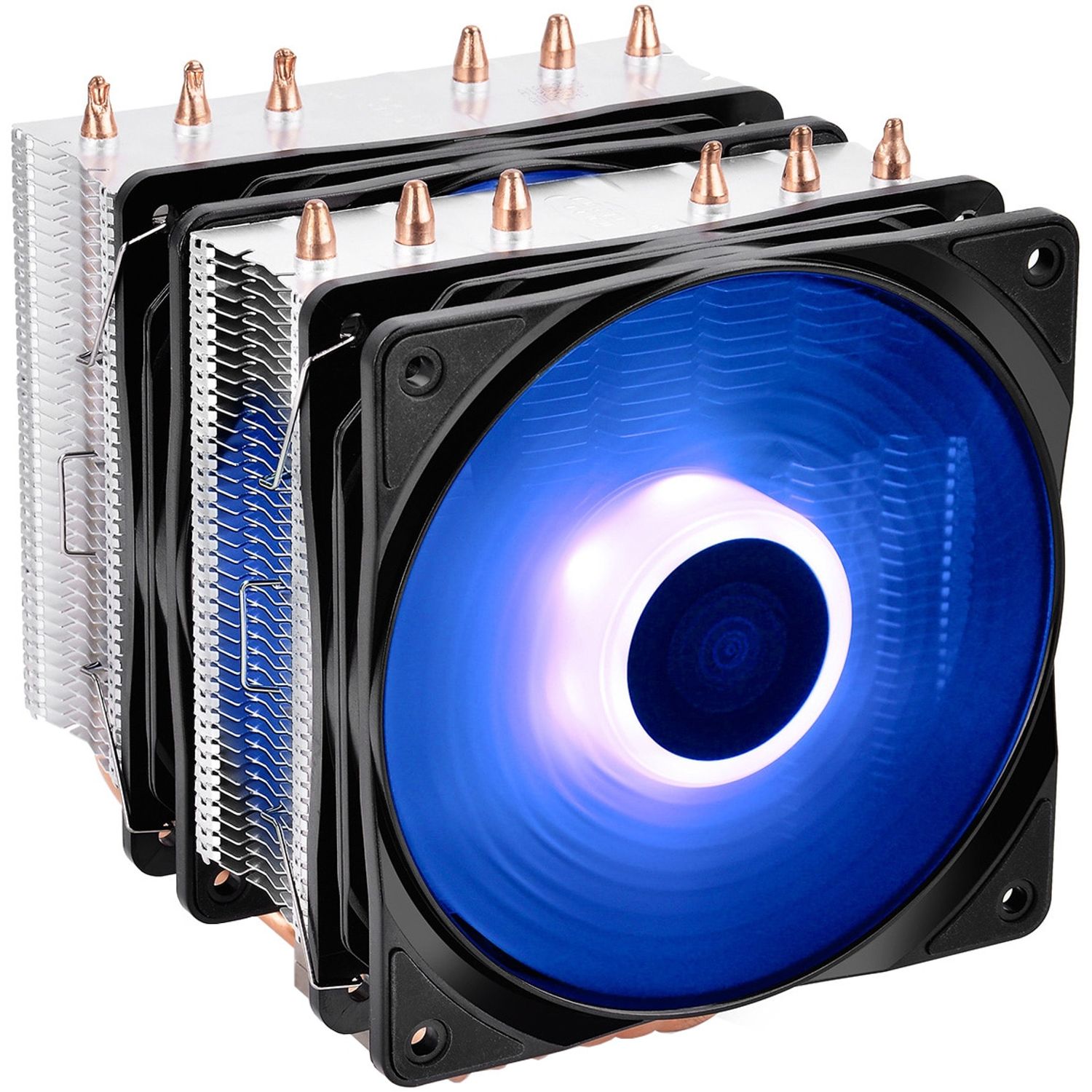 Cooler procesor Deepcool Neptwin RGB, compatibil AMD/Intel Cooler CPU Deepcool Neptwin, RGB fotografia produsului View 8 L