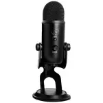 Microfon Profesional Blue Yeti USB, PC & Mac, Gaming, Podcast, Streaming, Recording, Multi-Pattern, Blackout fotografia produsului
