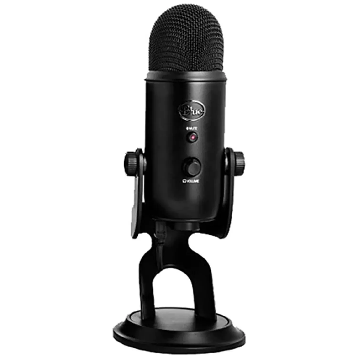 Microfon Profesional Blue Yeti USB, PC & Mac, Gaming, Podcast, Streaming, Recording, Multi-Pattern, Blackout fotografia produsului