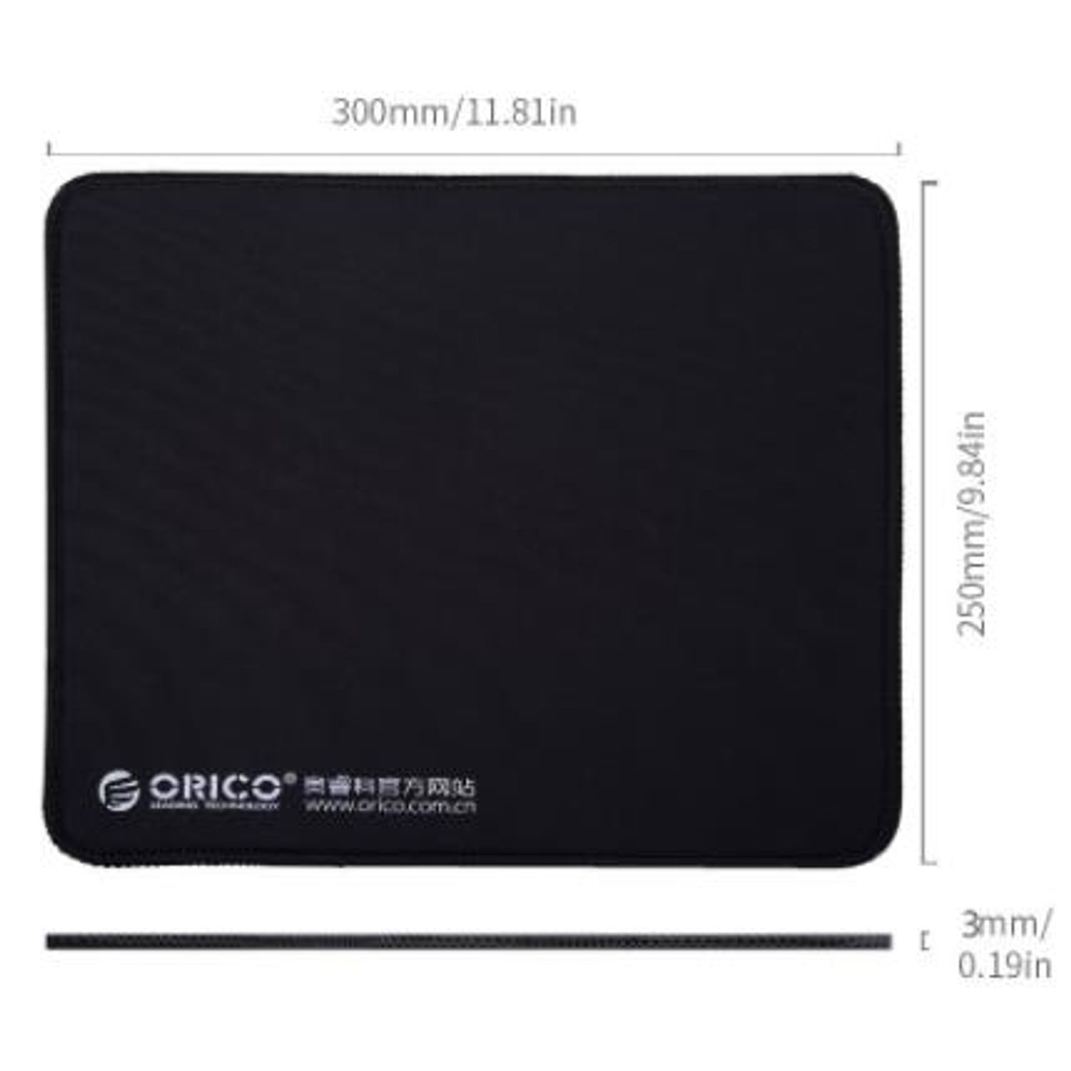 Mousepad Orico MPS3025, Negru Mouse Pad Orico MPS302 (Negru) fotografia produsului View 4 L