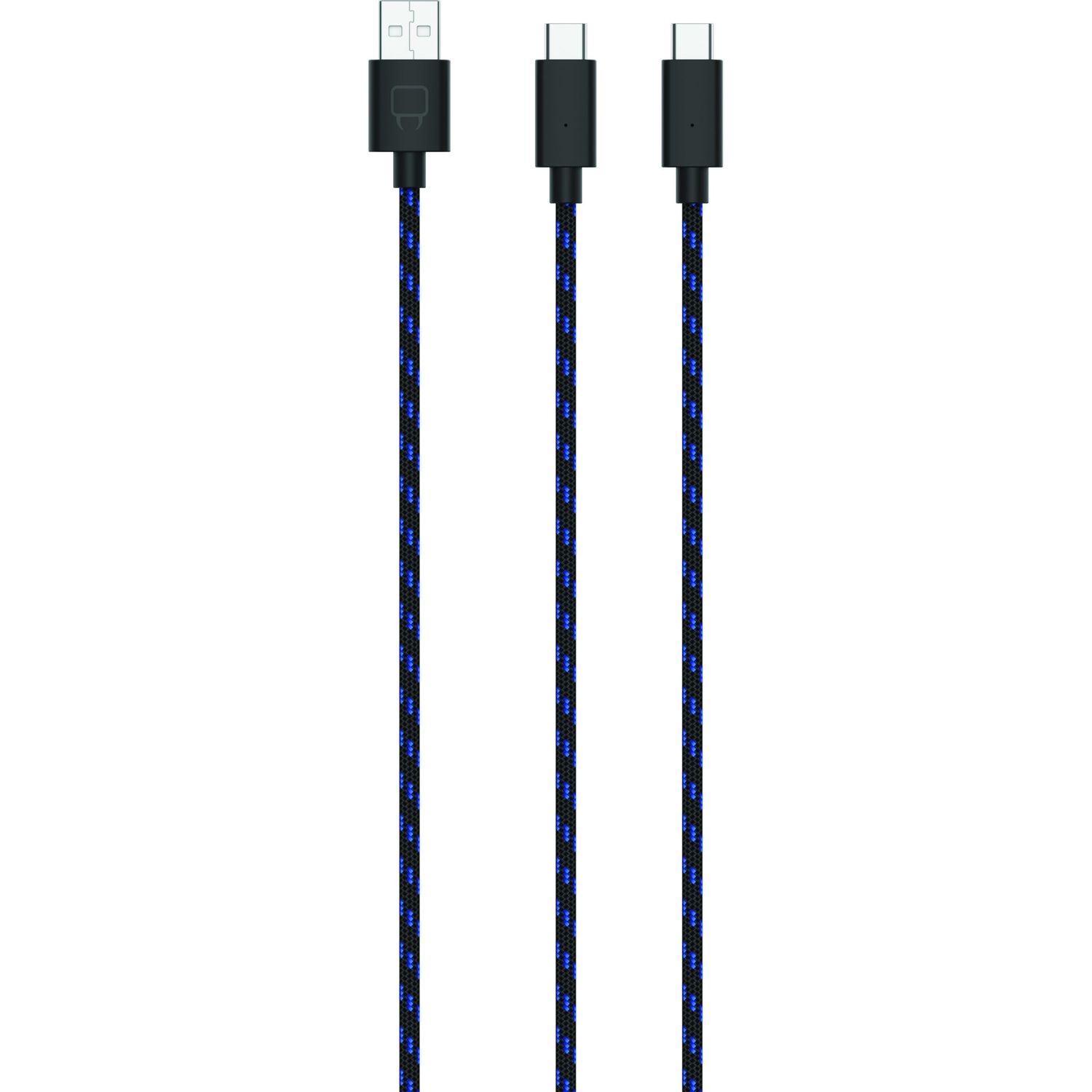 Cablu de incarcare Dual Play & Charge VS5002, Venom, 3 m, Type-C, USB, Negru fotografia produsului