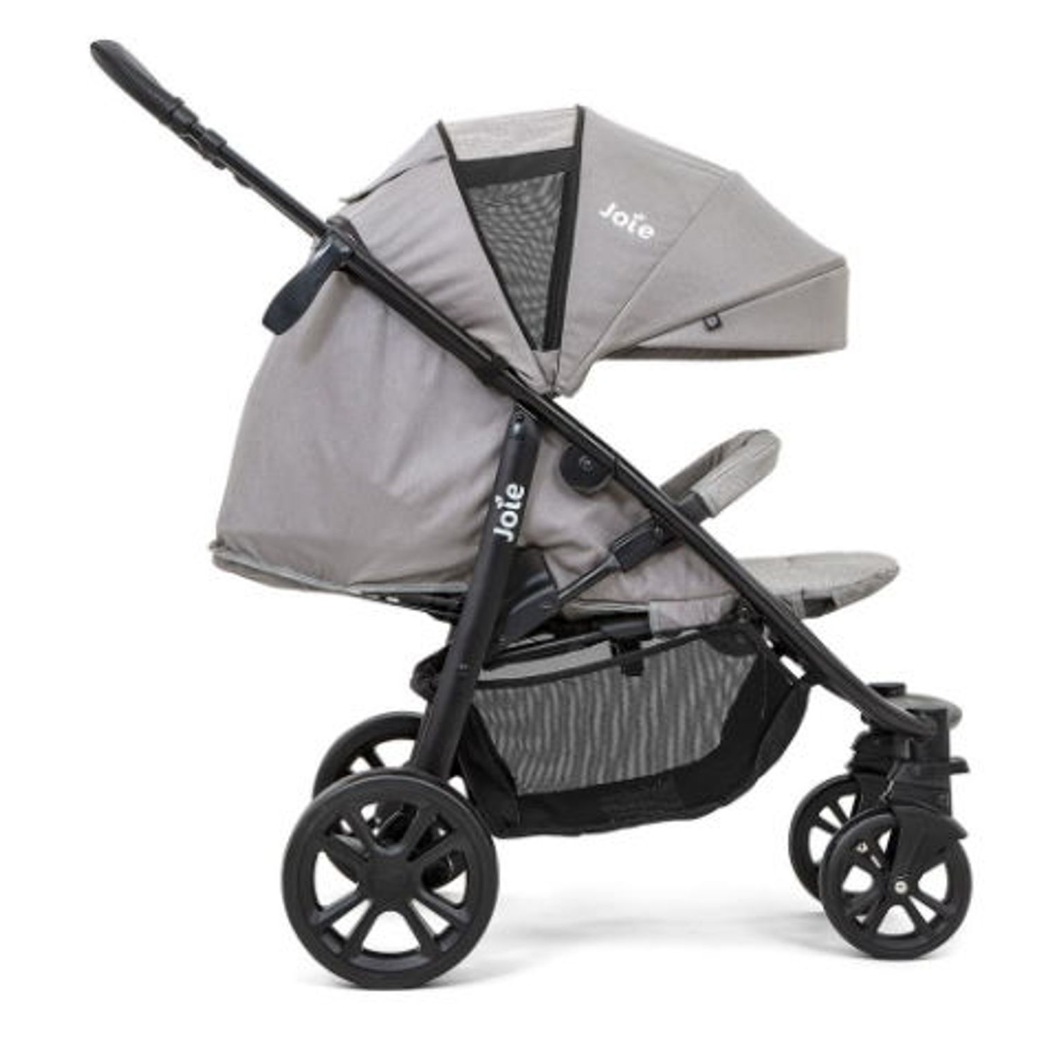 Carucior multifunctional Joie Litetrax 4 DLX Gray Flannel, 0-22 kg (Gri) fotografia produsului View 3 L