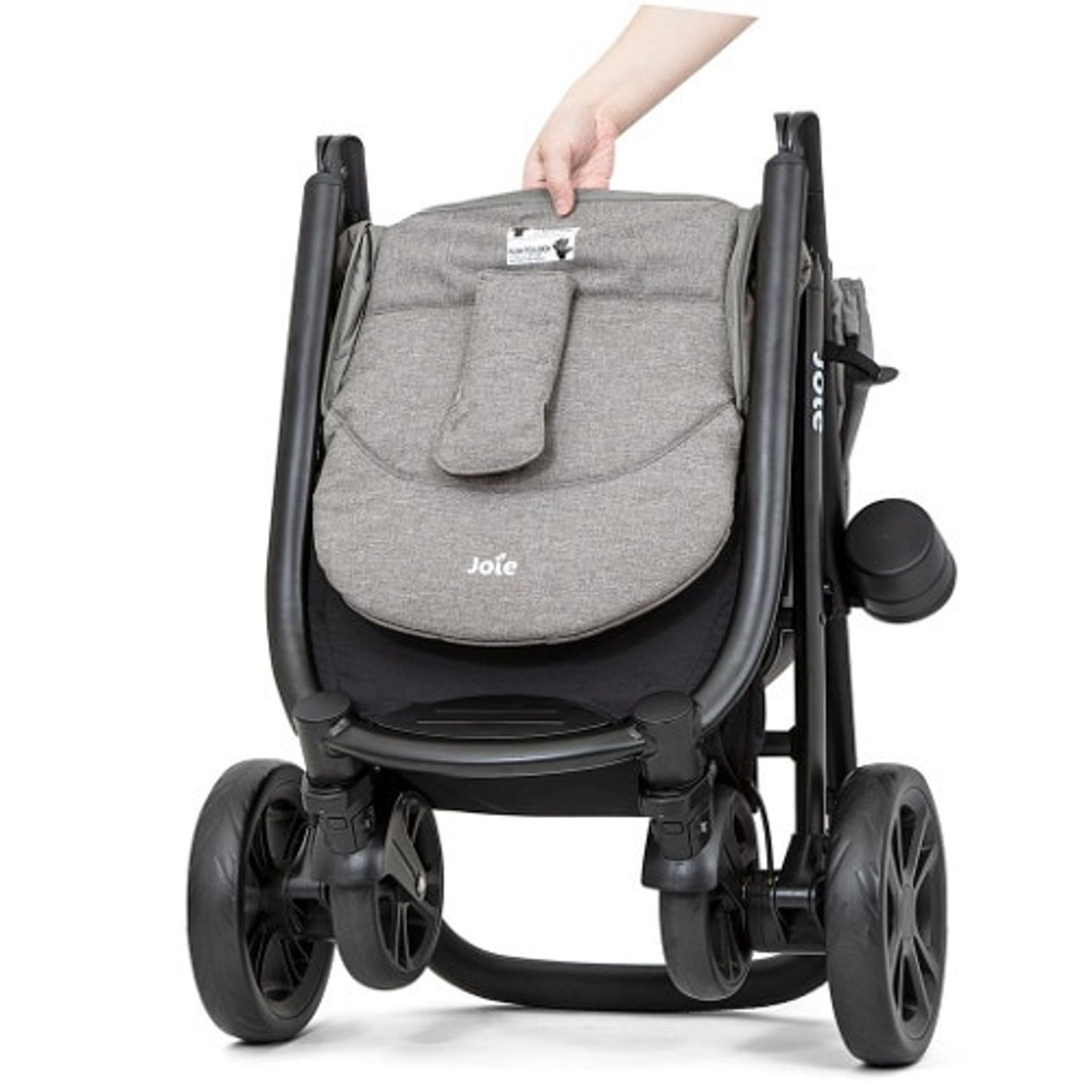 Carucior multifunctional Joie Litetrax 4 DLX Gray Flannel, 0-22 kg (Gri) fotografia produsului View 16 L
