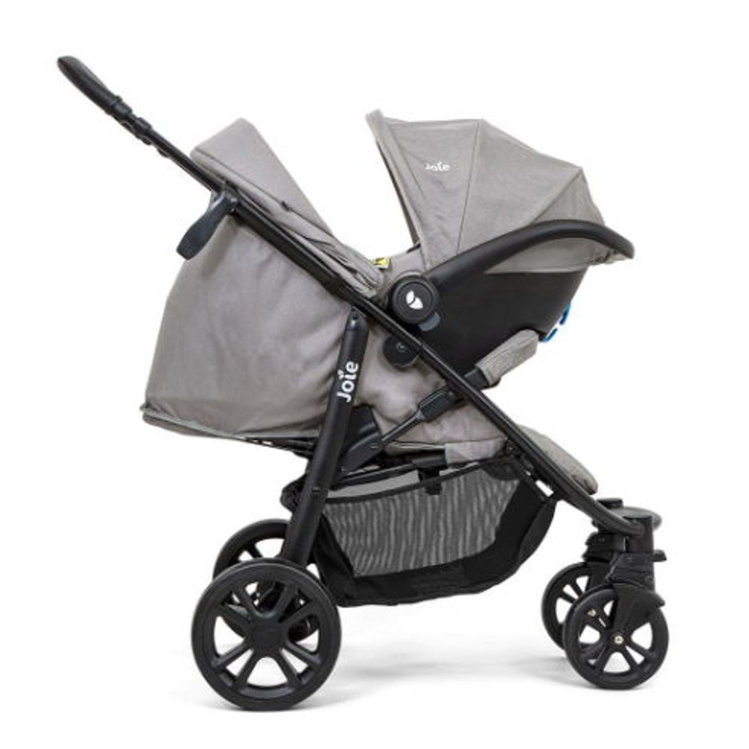 Carucior multifunctional Joie Litetrax 4 DLX Gray Flannel, 0-22 kg (Gri) fotografia produsului View 7 L