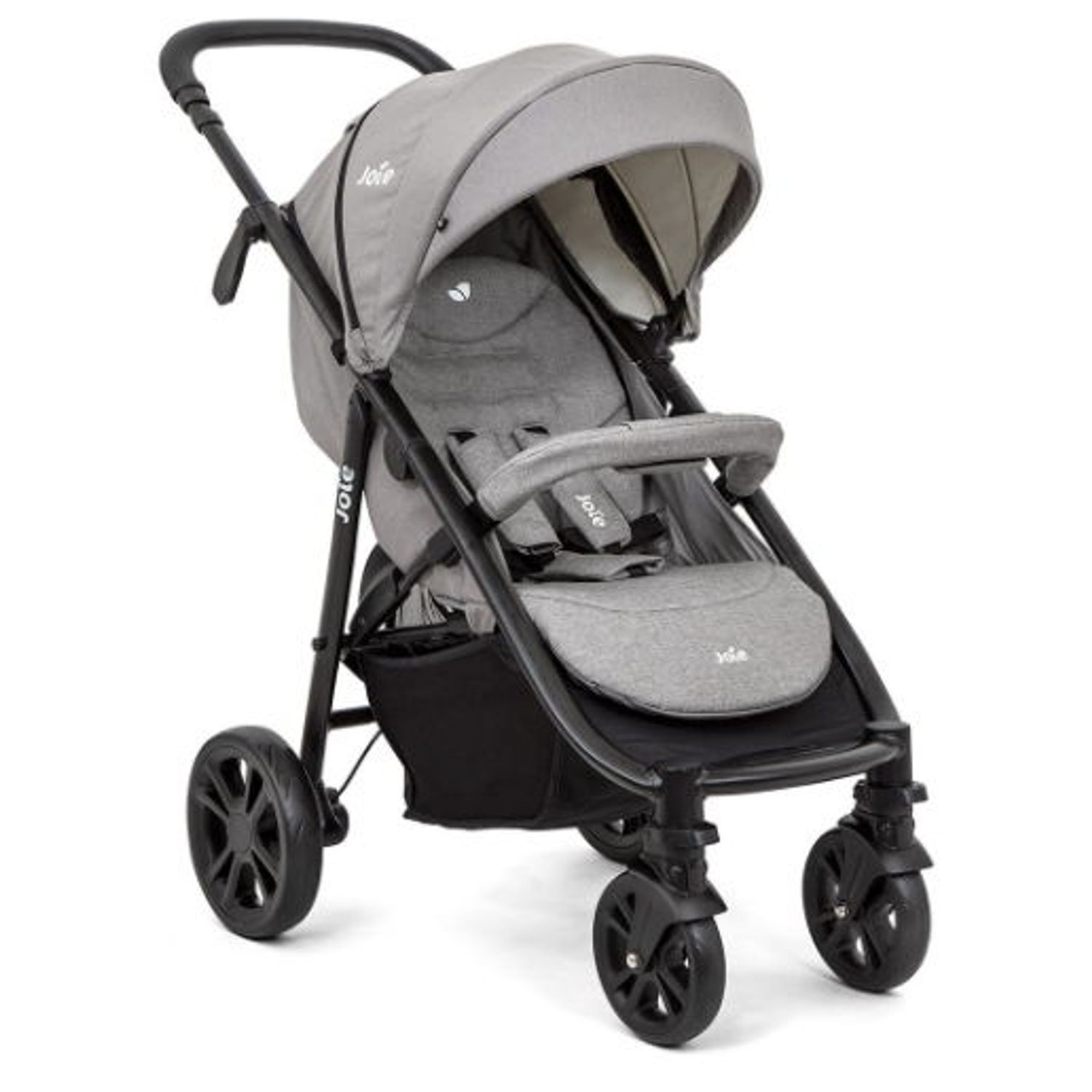 Carucior multifunctional Joie Litetrax 4 DLX Gray Flannel, 0-22 kg (Gri) fotografia produsului