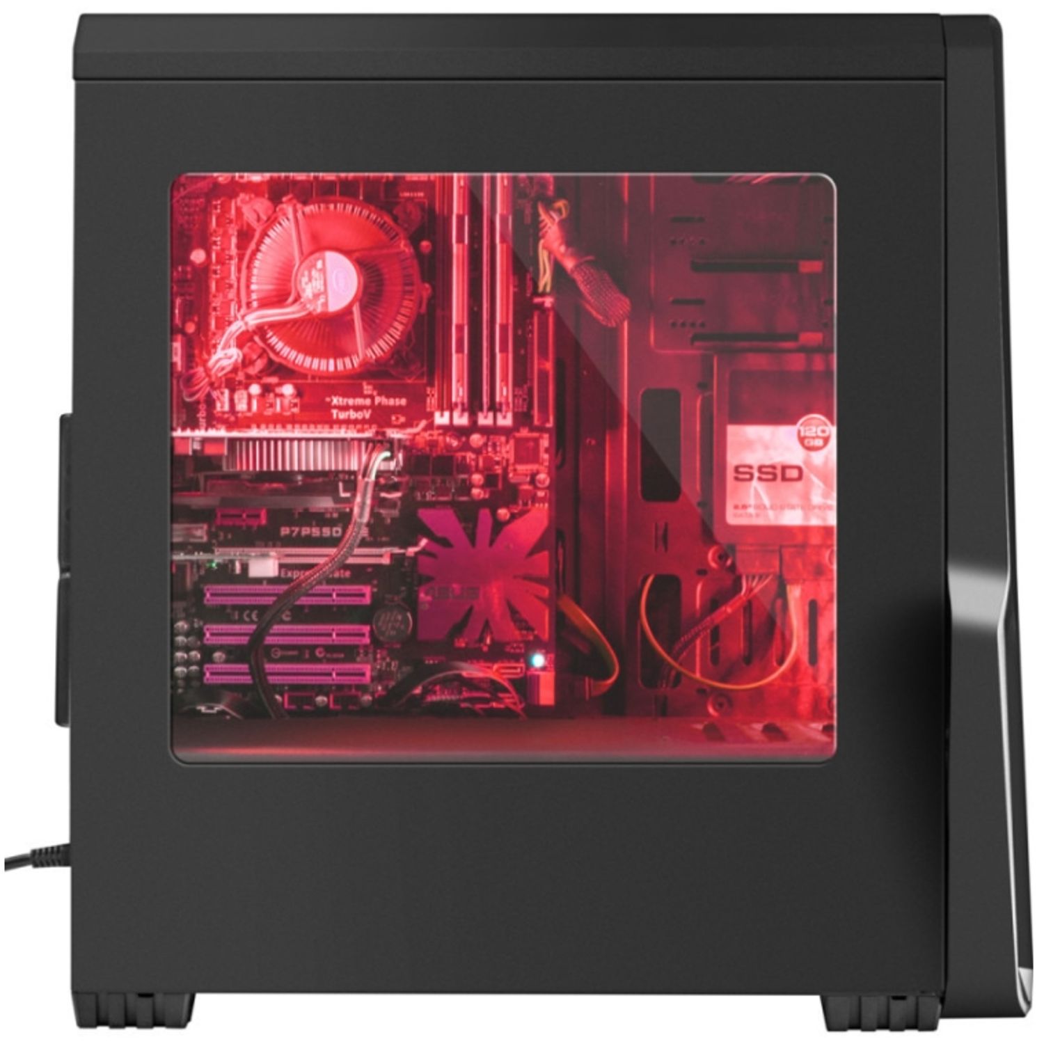 Carcasa Pc Genesis, Atx , Negru Carcasa Genesis Titan 800 Red (Negru) fotografia produsului View 2 L