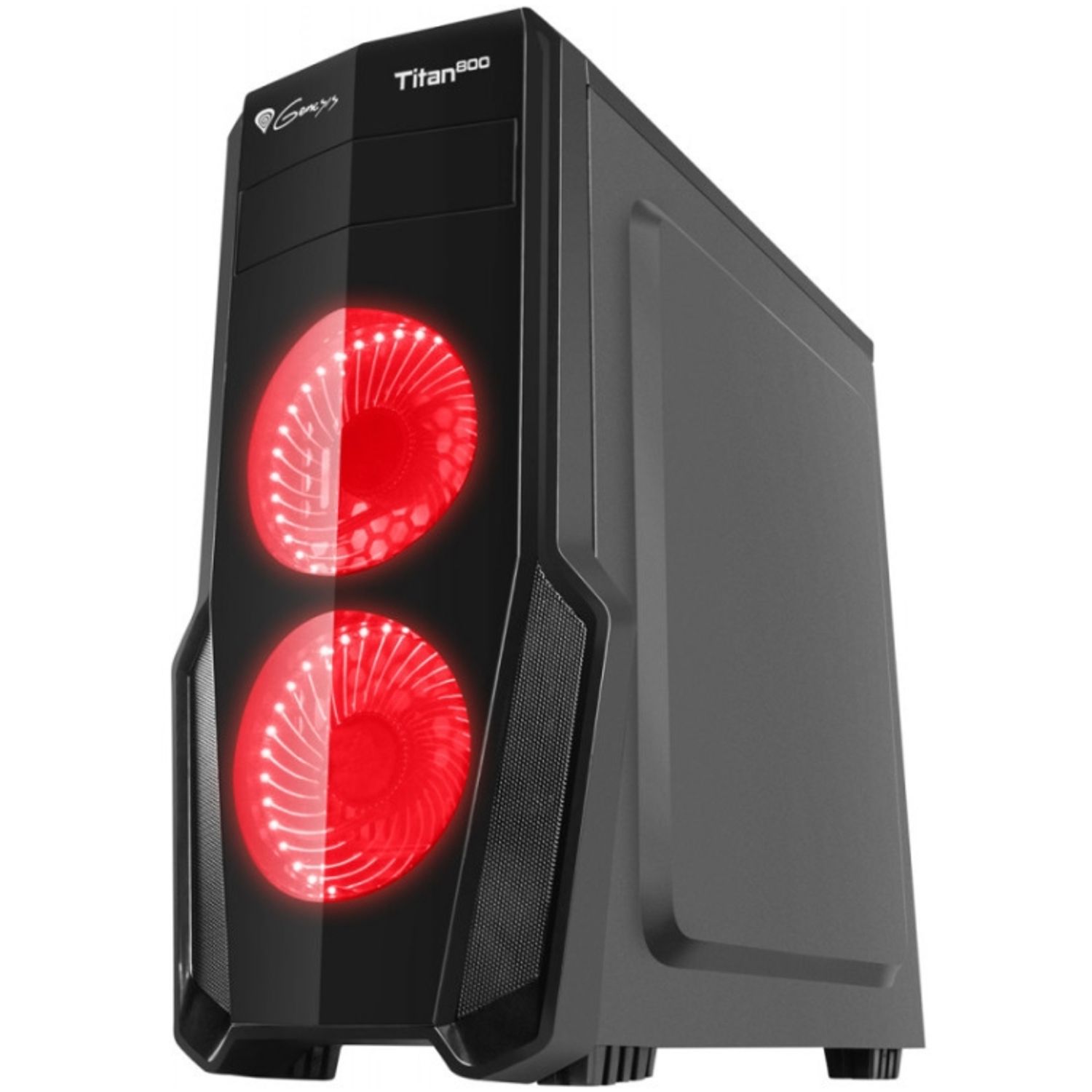 Carcasa Pc Genesis, Atx , Negru Carcasa Genesis Titan 800 Red (Negru) fotografia produsului View 5 L