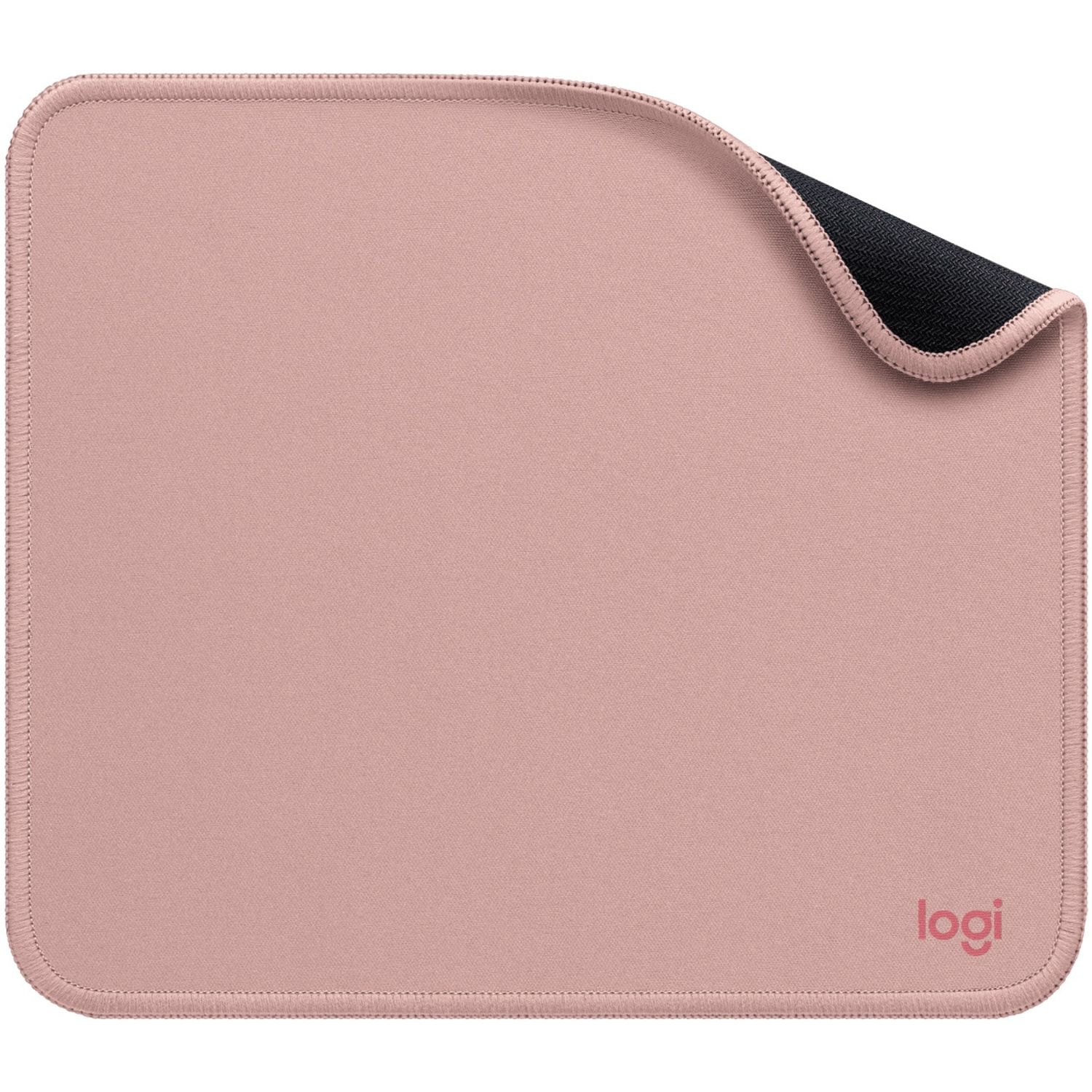 Mousepad Logitech Studio, 230x200, Dark Rose Mouse pad Logitech Studio, 230x200 mm (Roz) fotografia produsului View 7 L