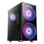 Carcasa Aerocool Python, Middle Tower, fara sursa, ATX, negru Carcasa Aerocool Python, Mid Tower (Negru) fotografia produsului