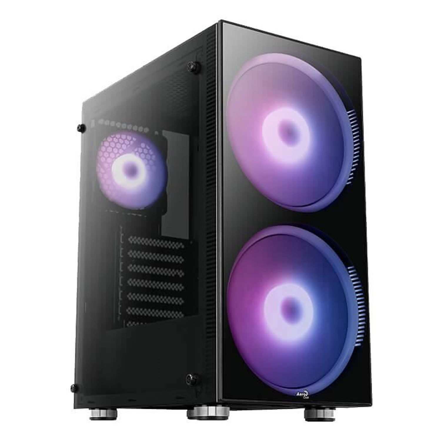 Carcasa Aerocool Python, Middle Tower, fara sursa, ATX, negru Carcasa Aerocool Python, Mid Tower (Negru) fotografia produsului