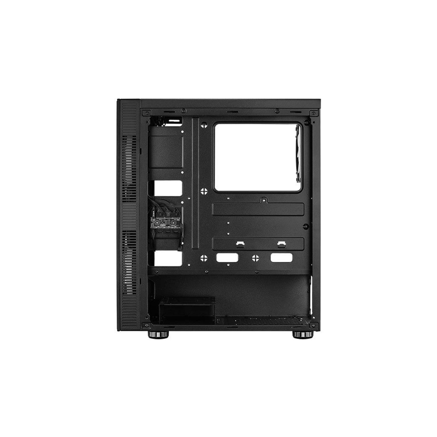 Carcasa Aerocool Python, Middle Tower, fara sursa, ATX, negru Carcasa Aerocool Python, Mid Tower (Negru) fotografia produsului View 4 L