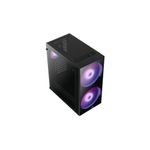 Carcasa Aerocool Python, Middle Tower, fara sursa, ATX, negru Carcasa Aerocool Python, Mid Tower (Negru) fotografia produsului View 3 S