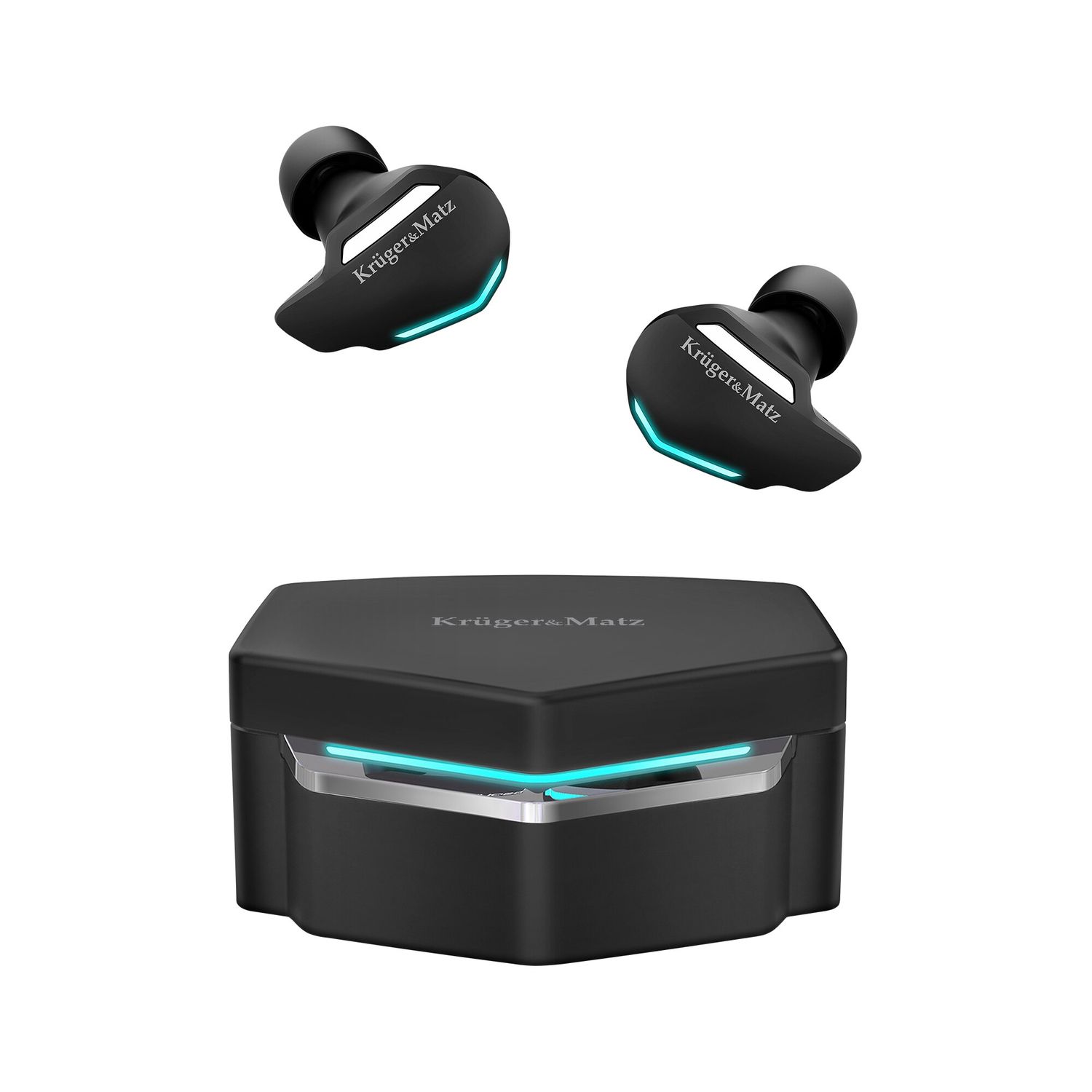 Casti wireless in ear Kruger&Matz Warrior G3, Bluetooth 5.0 fotografia produsului View 3 L