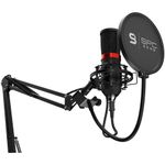 Microfon Streaming SPC Gear SM950, brat ajustabil, popfilter, shockmount, USB (Negru) fotografia produsului View 6 S